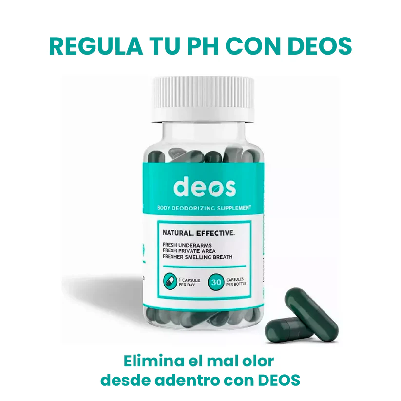 DEOS - Cápsulas para eliminar malos olores corporales