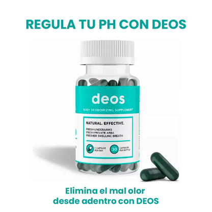 DEOS - Cápsulas para eliminar malos olores corporales